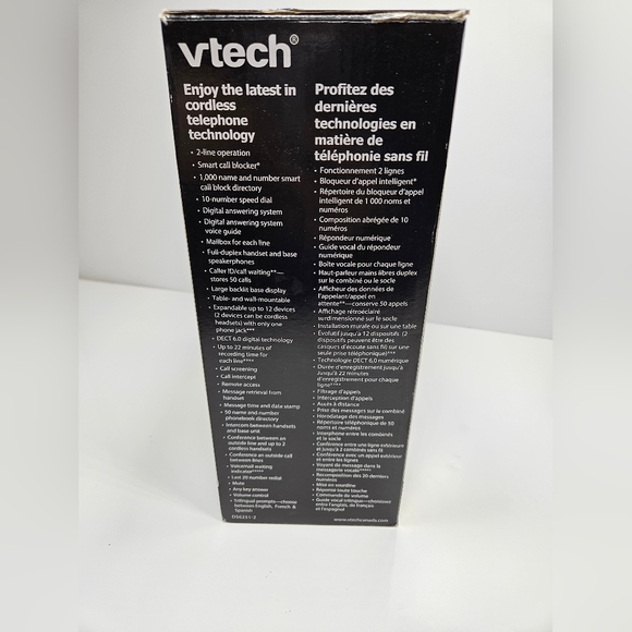 VTech DS6251-2 Dect_6.0 2-Handset 2-Line Landline Telephone - Picture 4 of 4